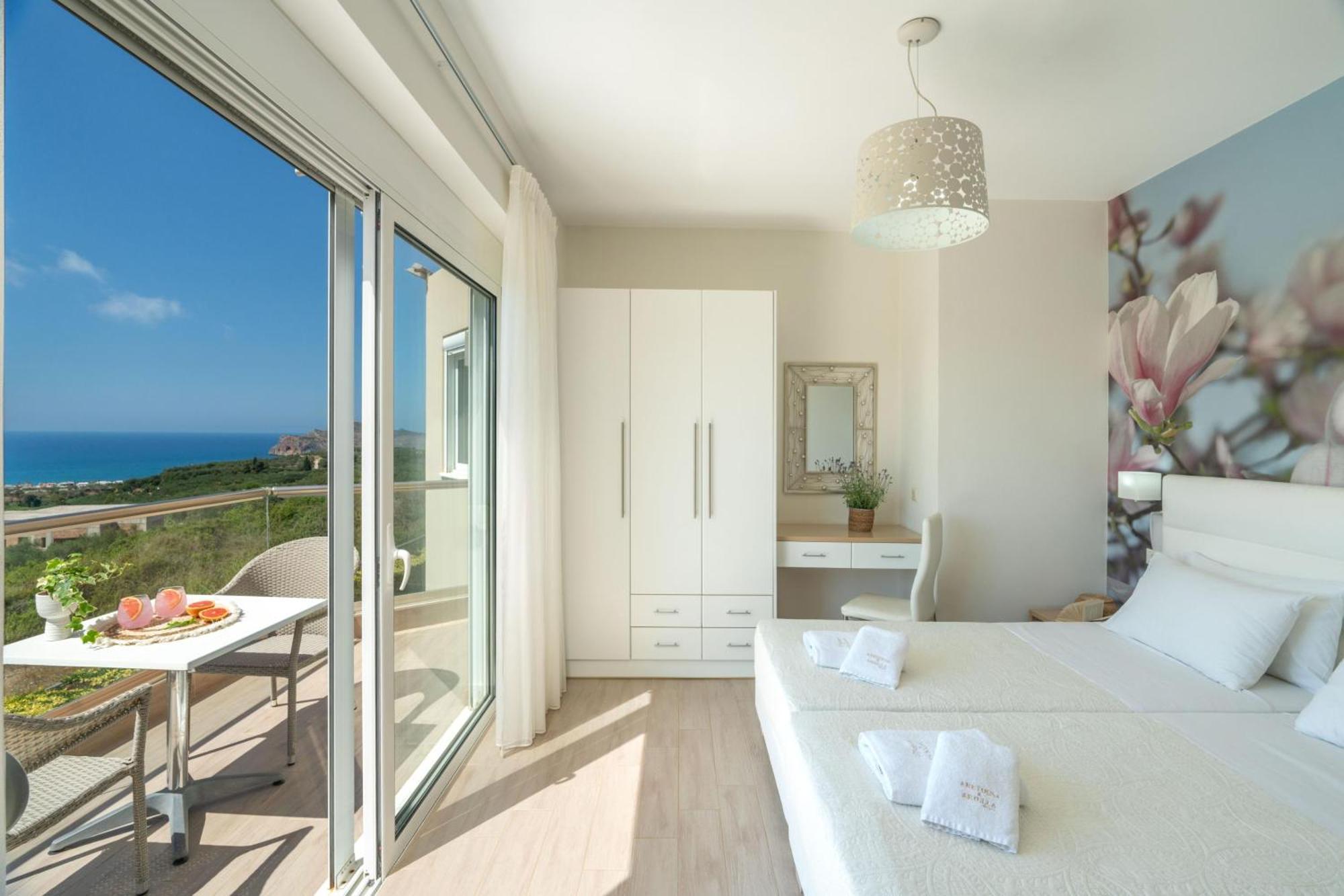 Villa Ariella With Sea View Agia Marina Exteriér fotografie
