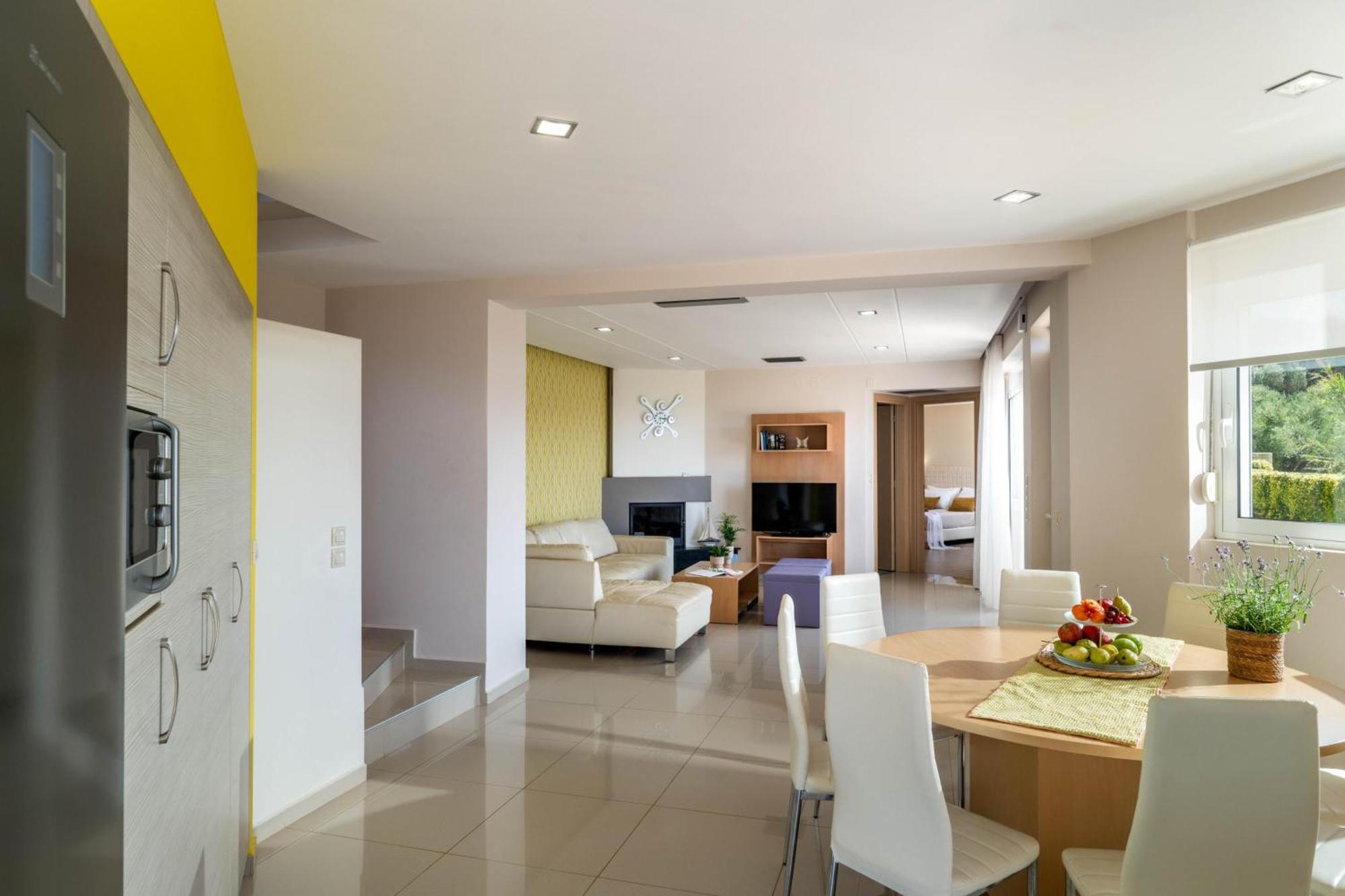 Villa Ariella With Sea View Agia Marina Exteriér fotografie