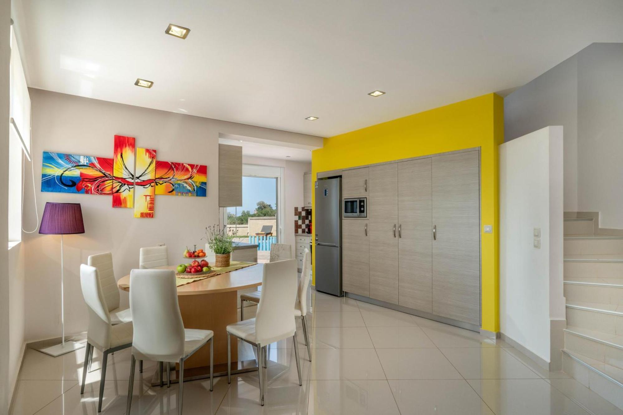 Villa Ariella With Sea View Agia Marina Exteriér fotografie