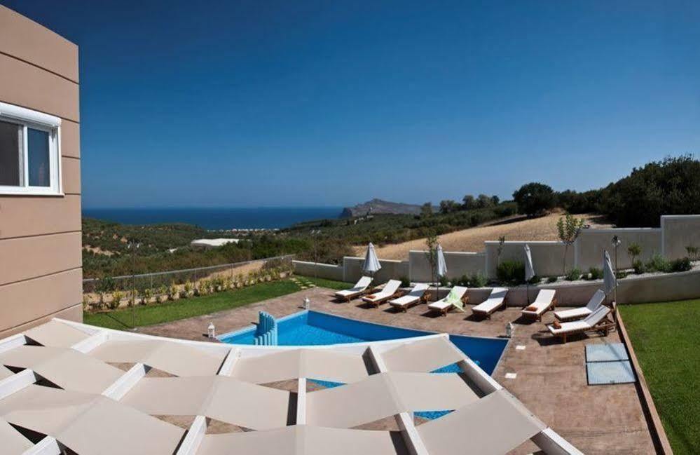 Villa Ariella With Sea View Agia Marina Exteriér fotografie